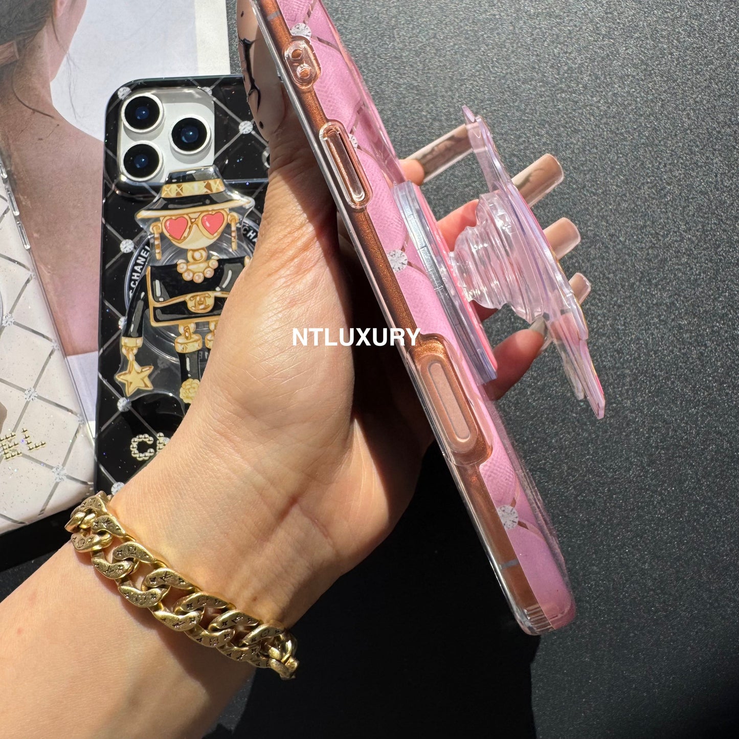 Cute CC Lady Magsafe Phone Case with Holder