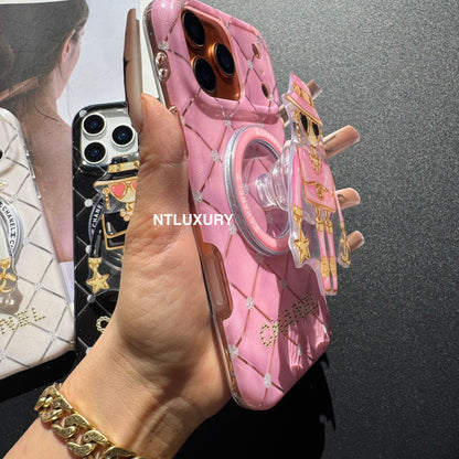 Cute CC Lady Magsafe Phone Case with Holder
