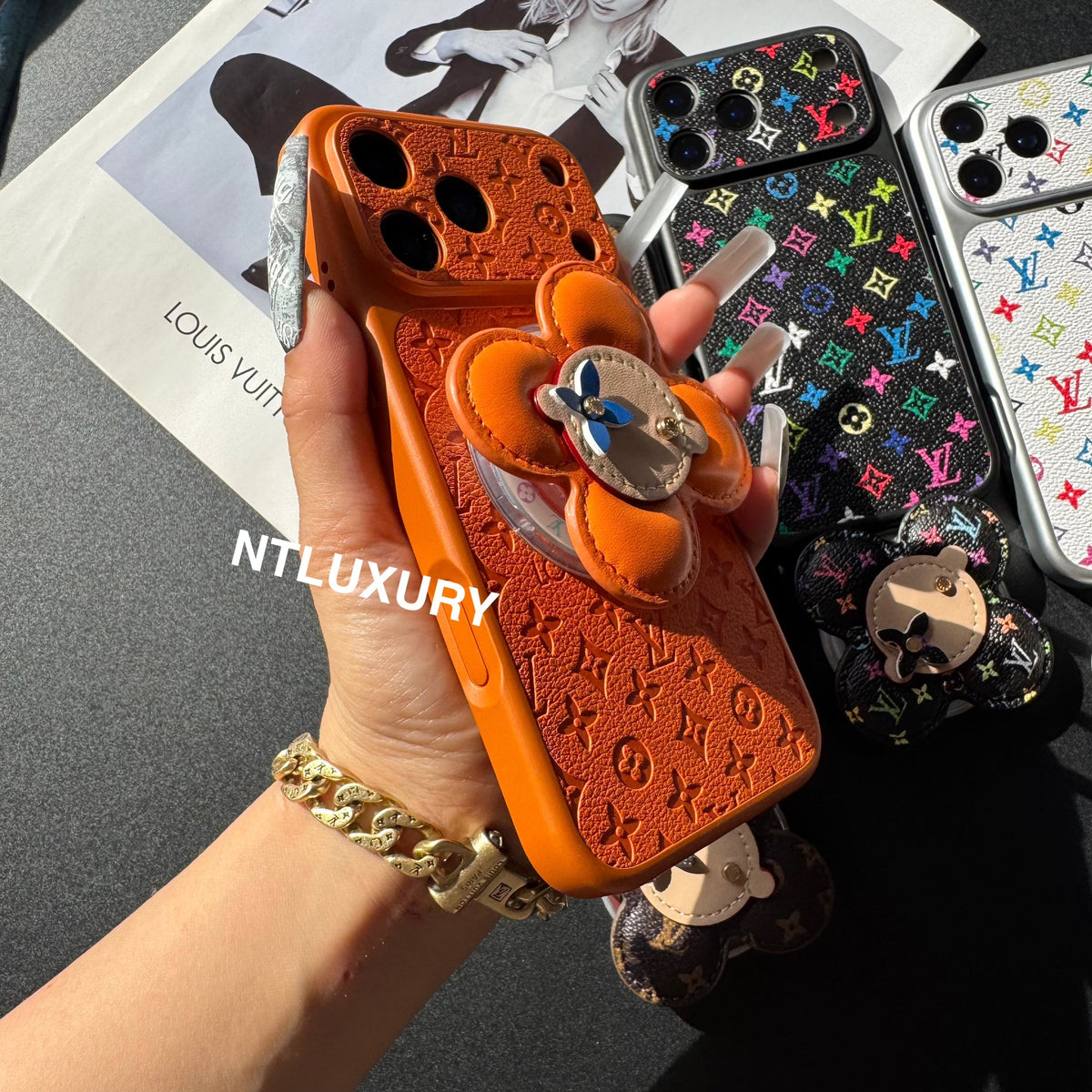 Coque de téléphone Jus d'orange avec support Magsafe