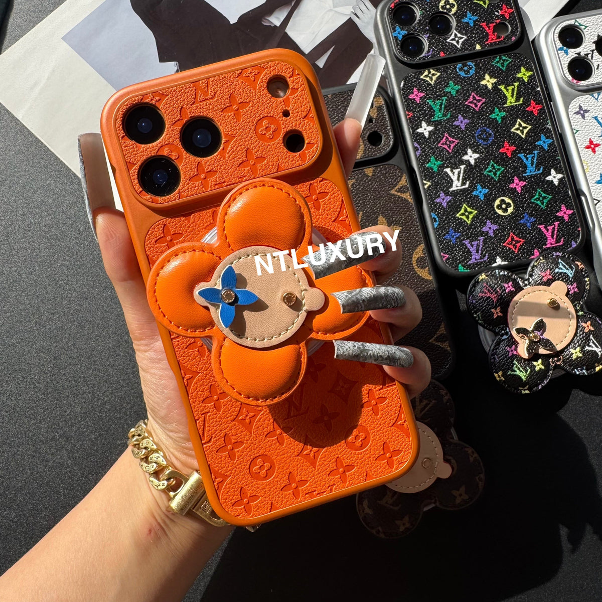 Coque de téléphone Jus d'orange avec support Magsafe