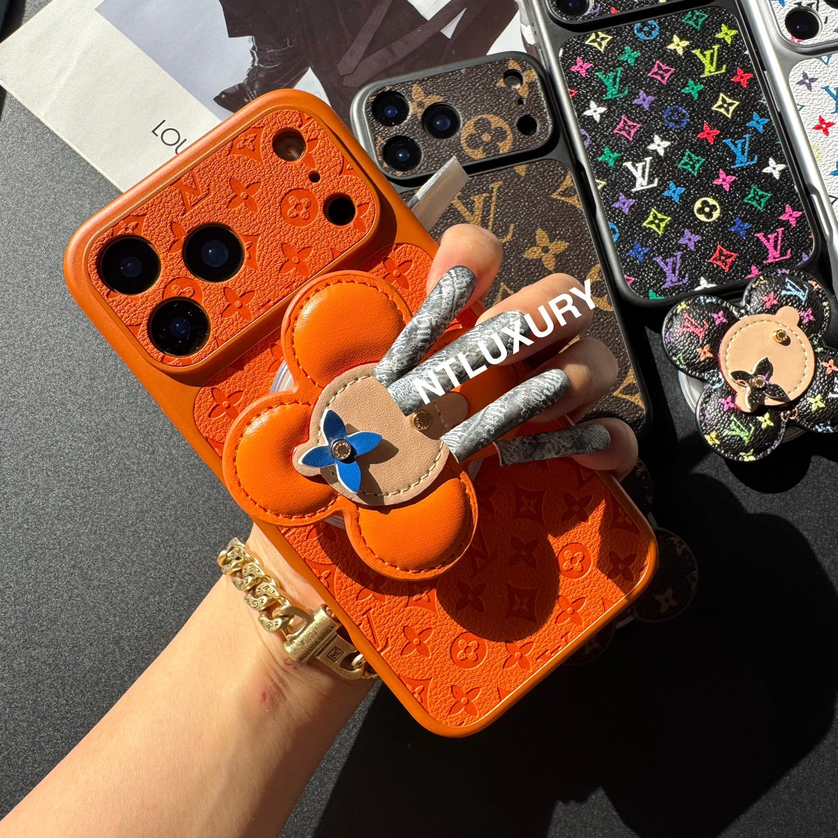 Coque de téléphone Jus d'orange avec support Magsafe