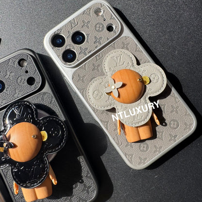 Orangensaft Handyhülle mit Magsafe Halterung (Bunte Puppe)
