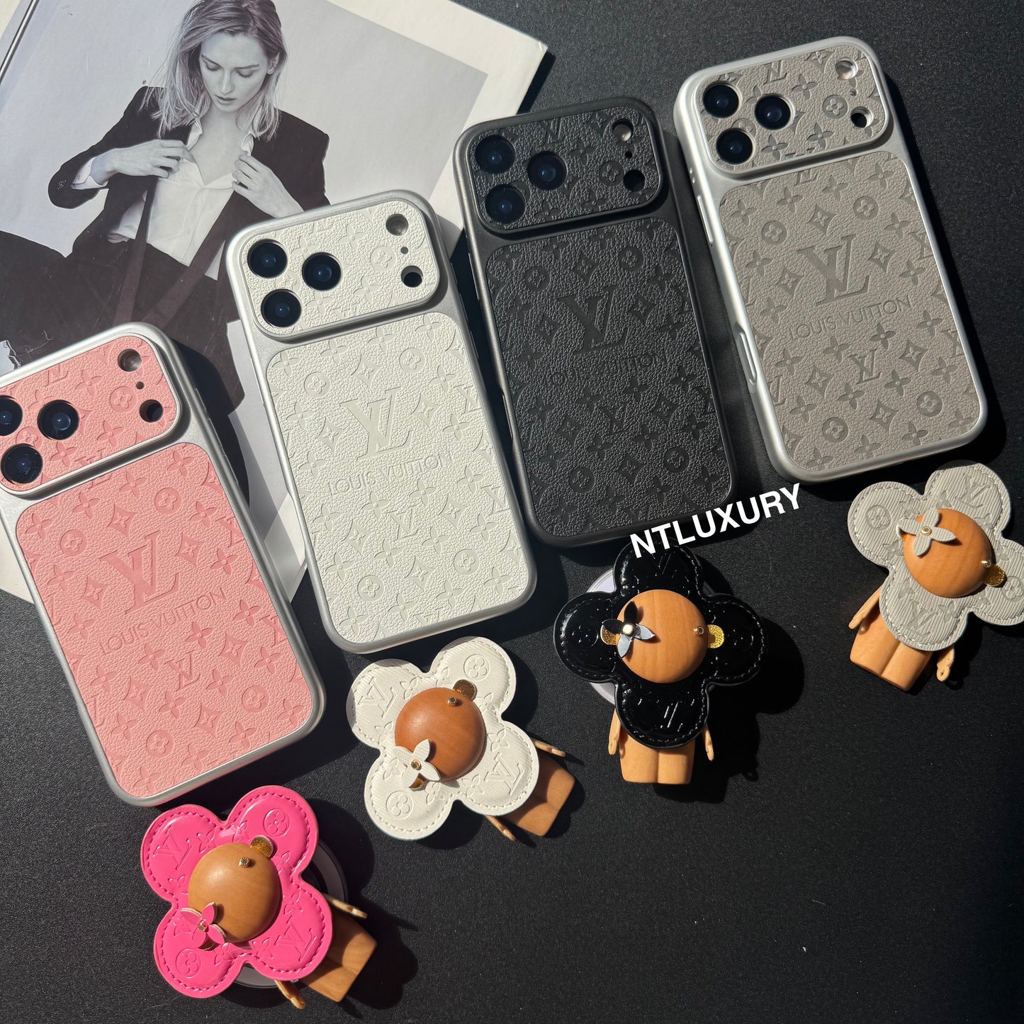 Orange Juice Phone Case with Magsafe Holder (Colorful Doll)