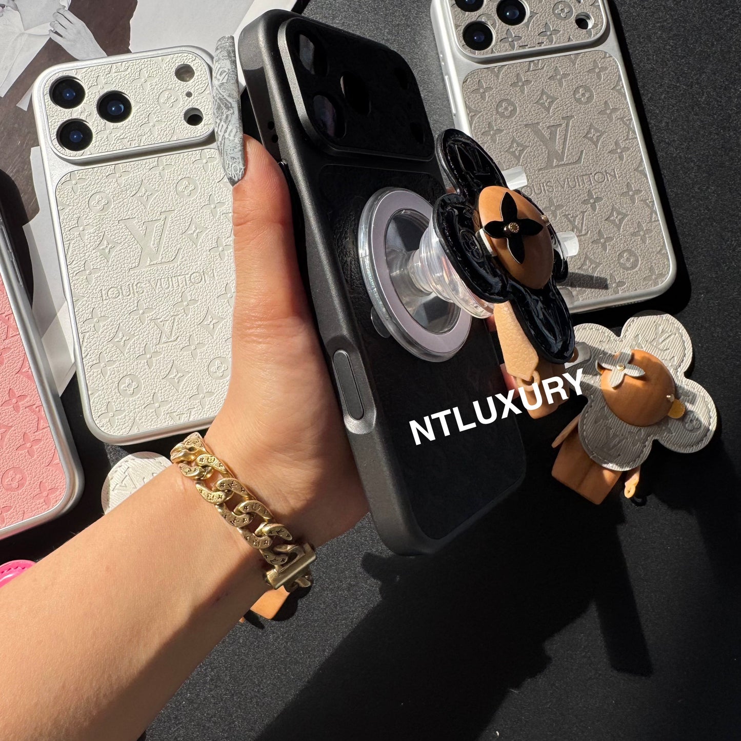 Orange Juice Phone Case with Magsafe Holder (Colorful Doll)