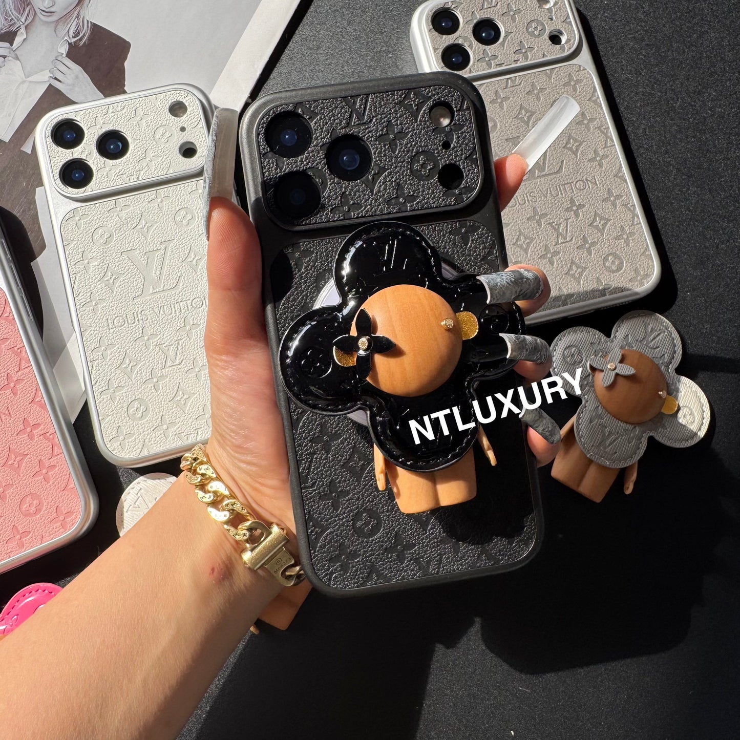 Orange Juice Phone Case with Magsafe Holder (Colorful Doll)