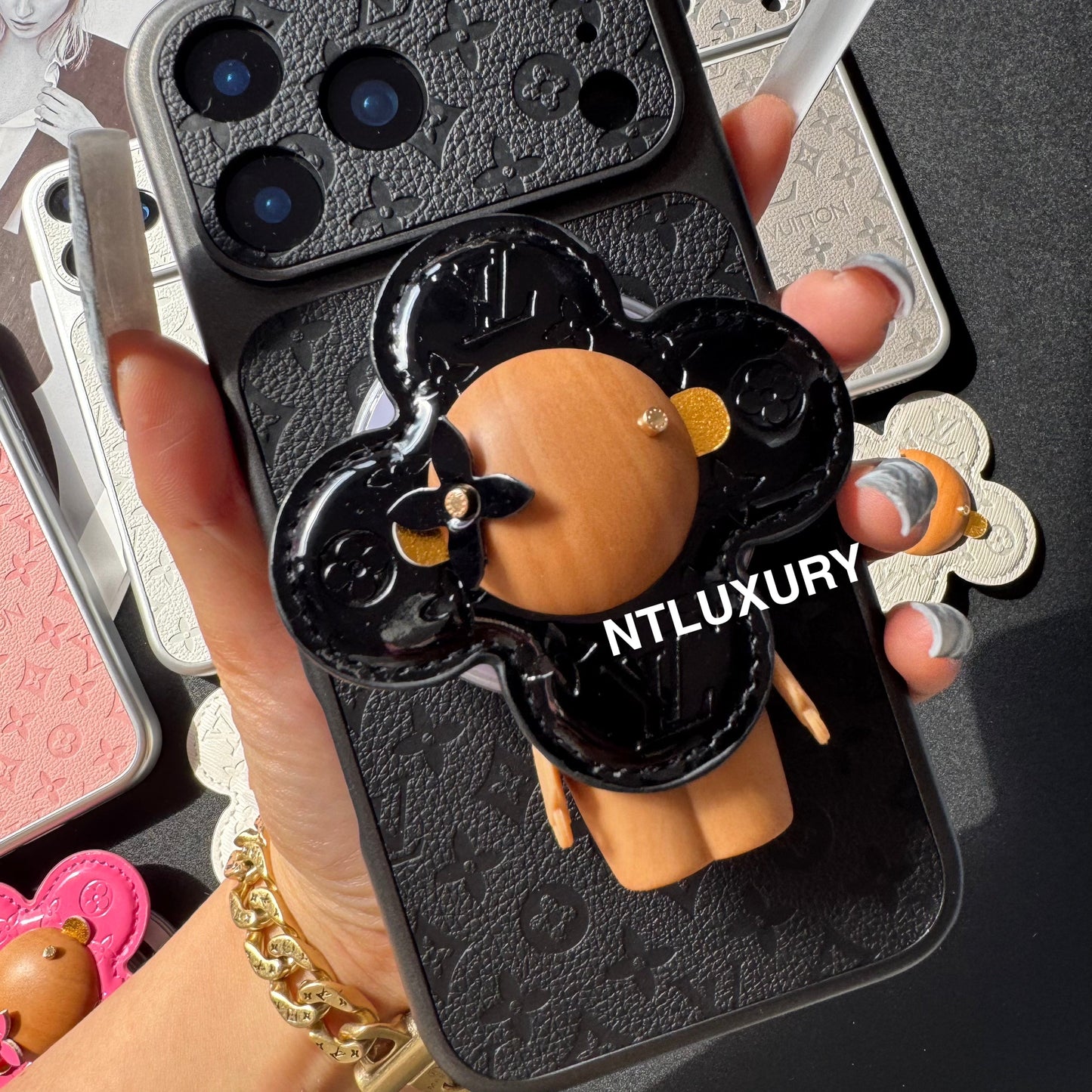 Orange Juice Phone Case with Magsafe Holder (Colorful Doll)