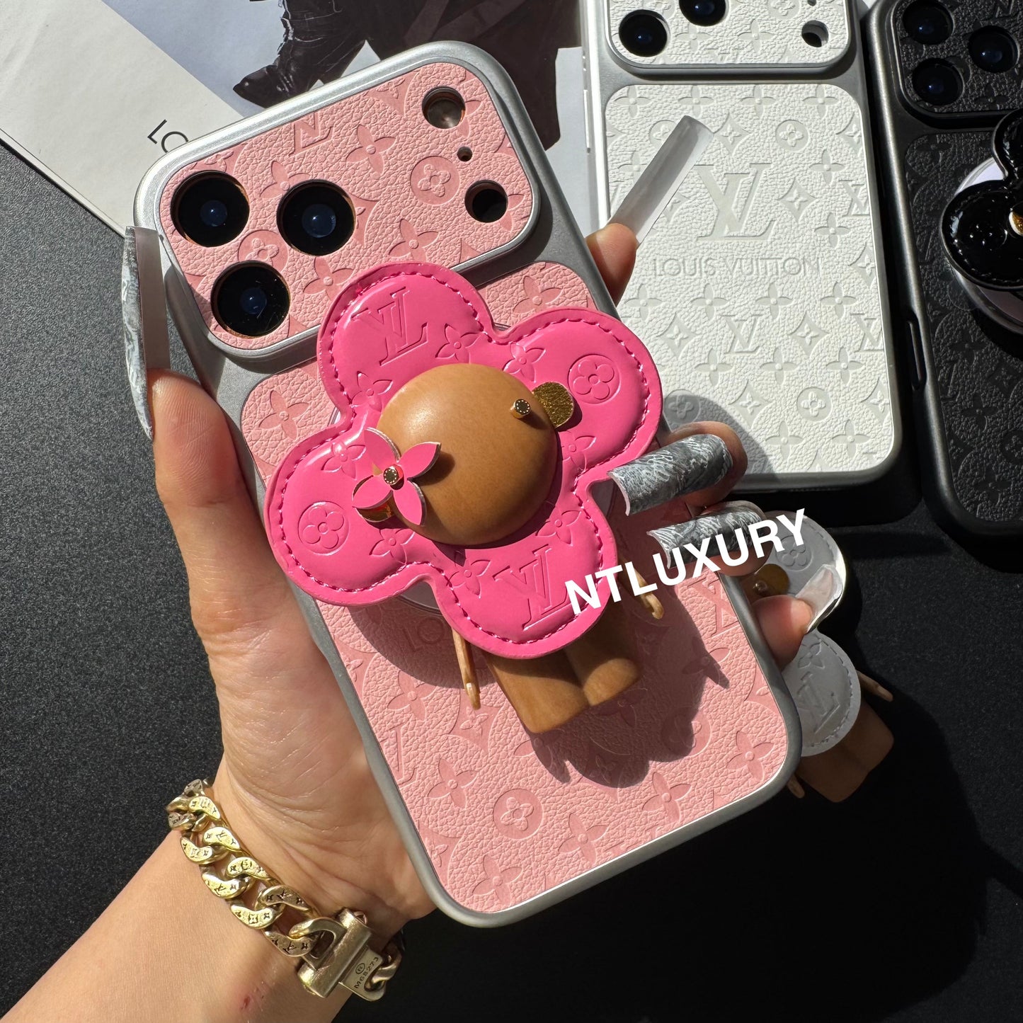 Orange Juice Phone Case with Magsafe Holder (Colorful Doll)