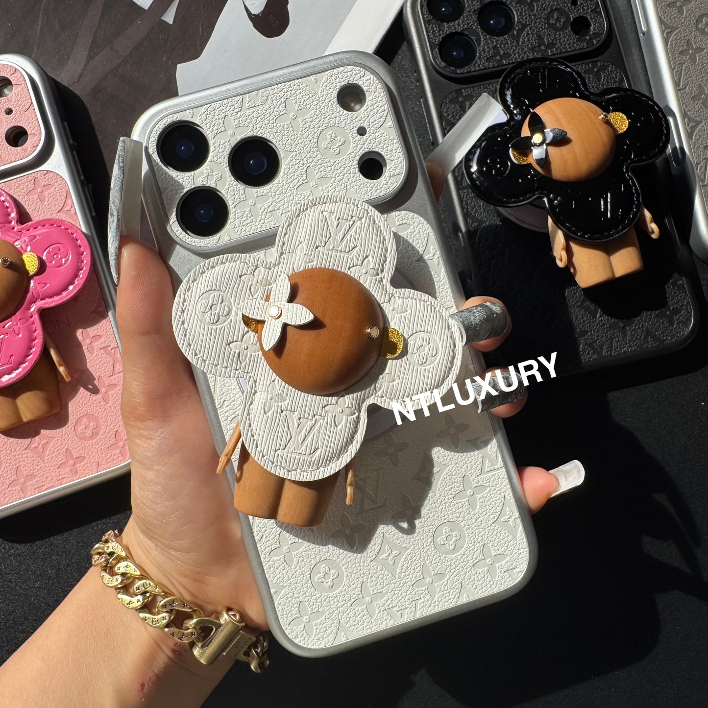 Orange Juice Phone Case with Magsafe Holder (Colorful Doll)