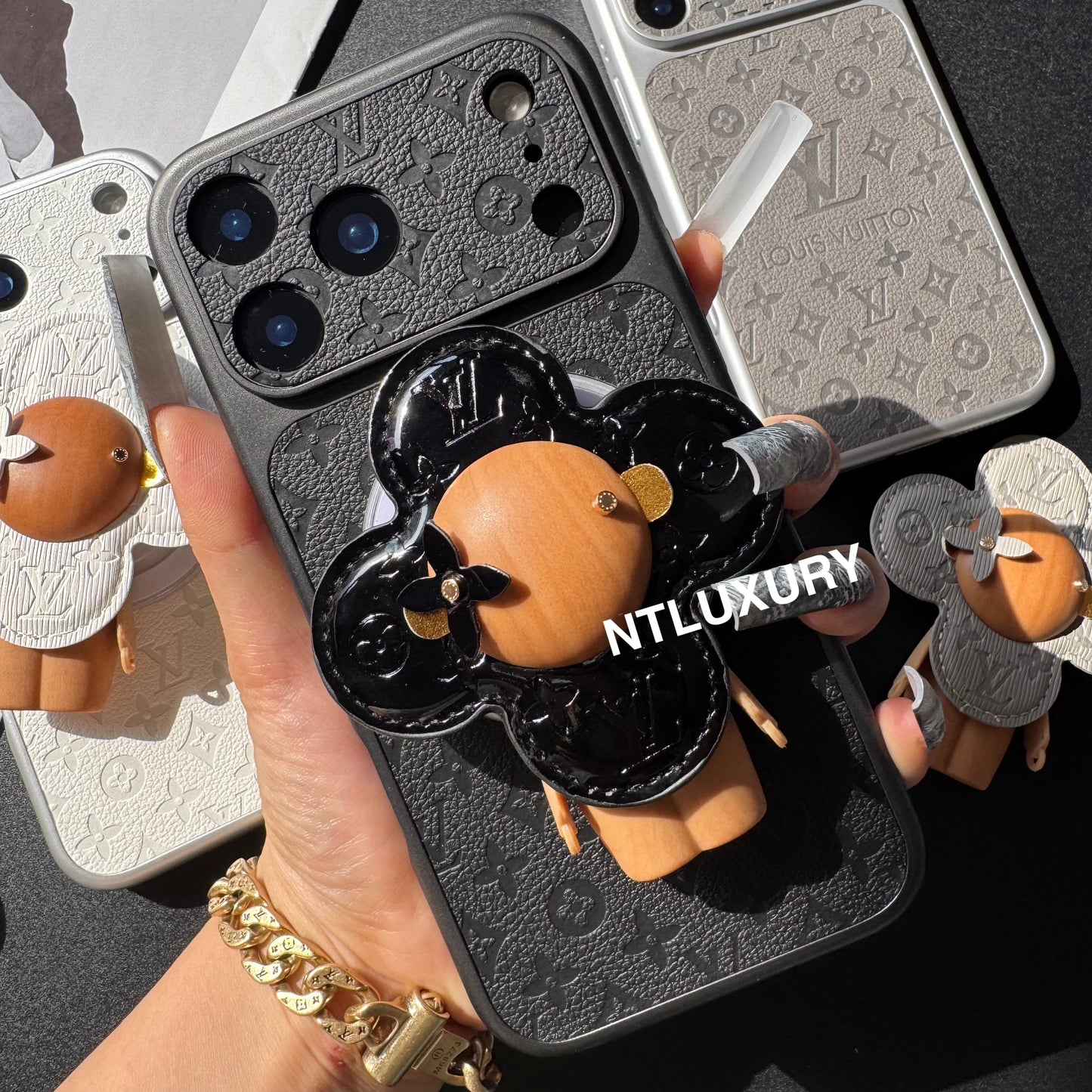 Orange Juice Phone Case with Magsafe Holder (Colorful Doll)