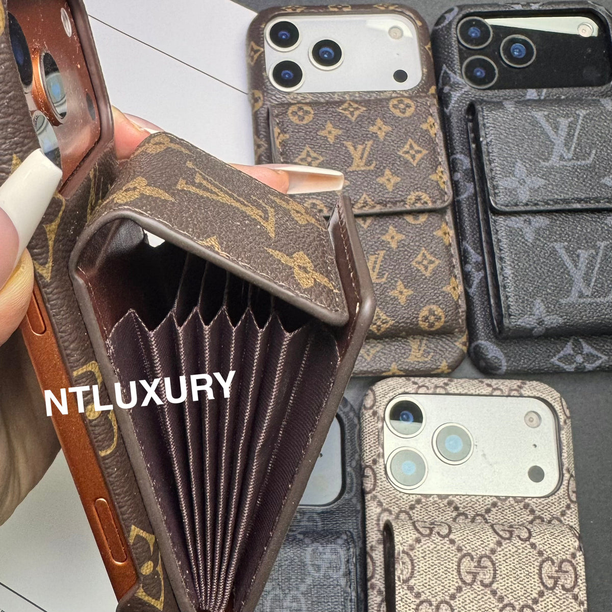 Vintage Floral Magsafe Phone Case With Magsafe Purse