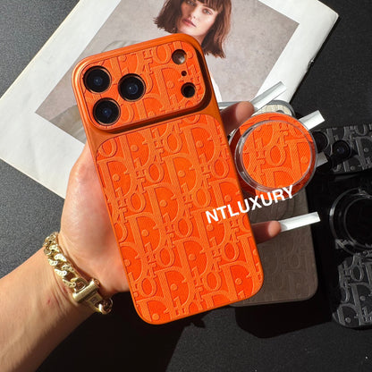Coque de téléphone Orange Juice Denim Dove avec support Magsafe