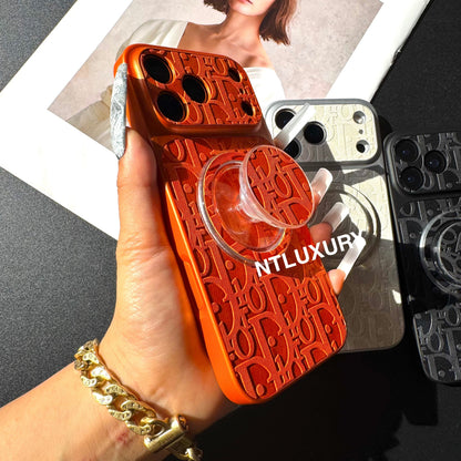 Coque de téléphone Orange Juice Denim Dove avec support Magsafe