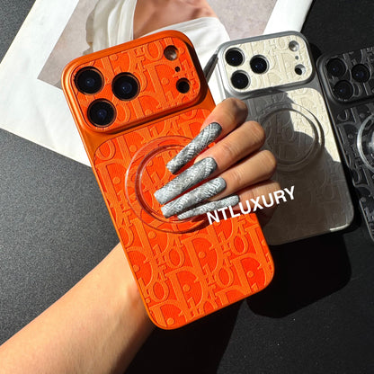 Coque de téléphone Orange Juice Denim Dove avec support Magsafe