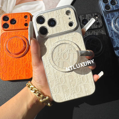 Coque de téléphone Orange Juice Denim Dove avec support Magsafe