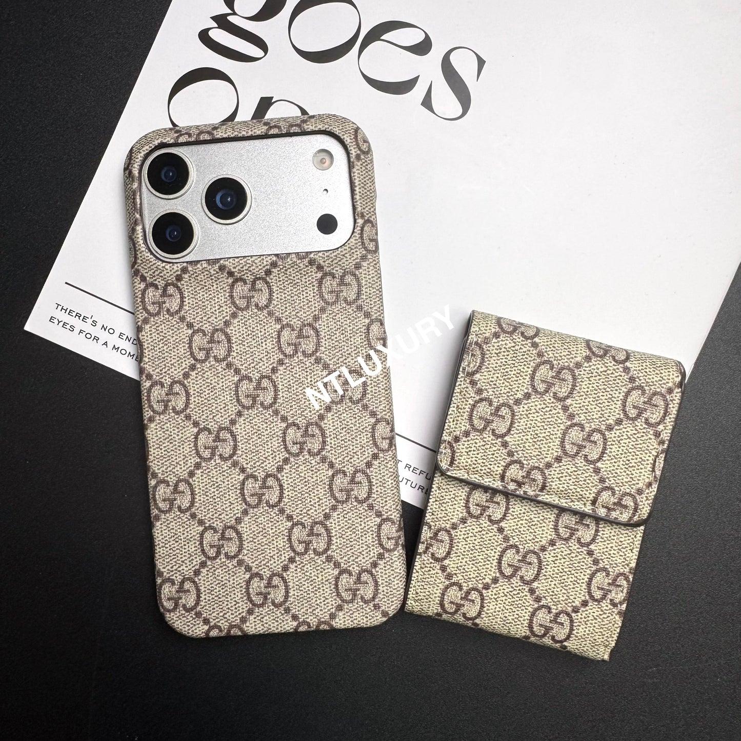 Vintage Floral Magsafe Phone Case With Magsafe Purse