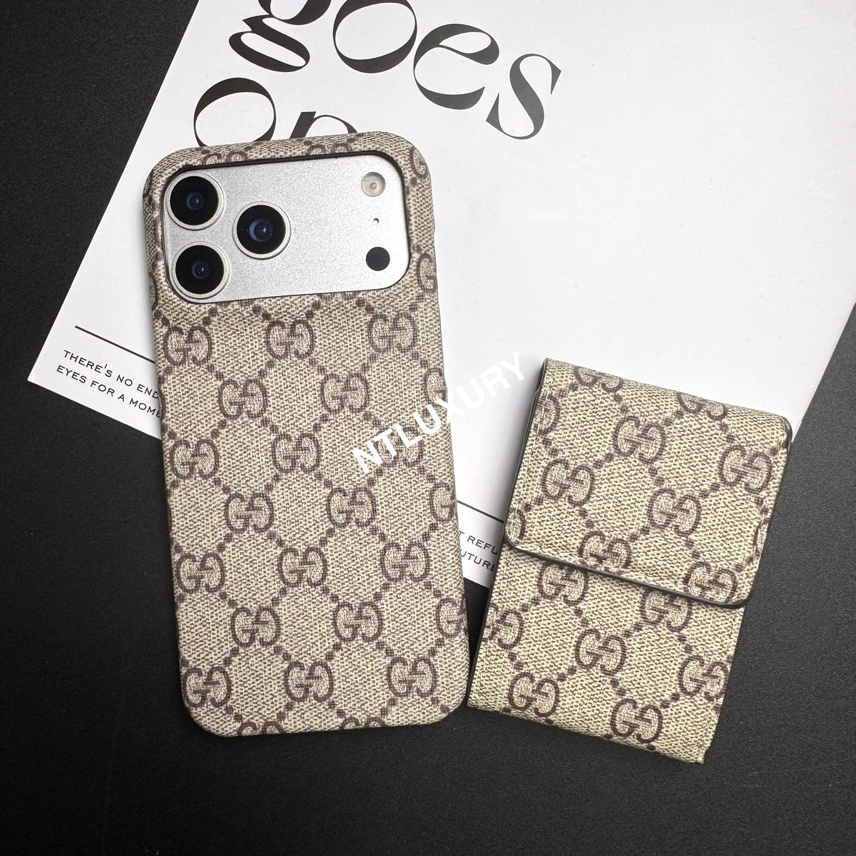 Vintage Floral Magsafe Phone Case With Magsafe Purse