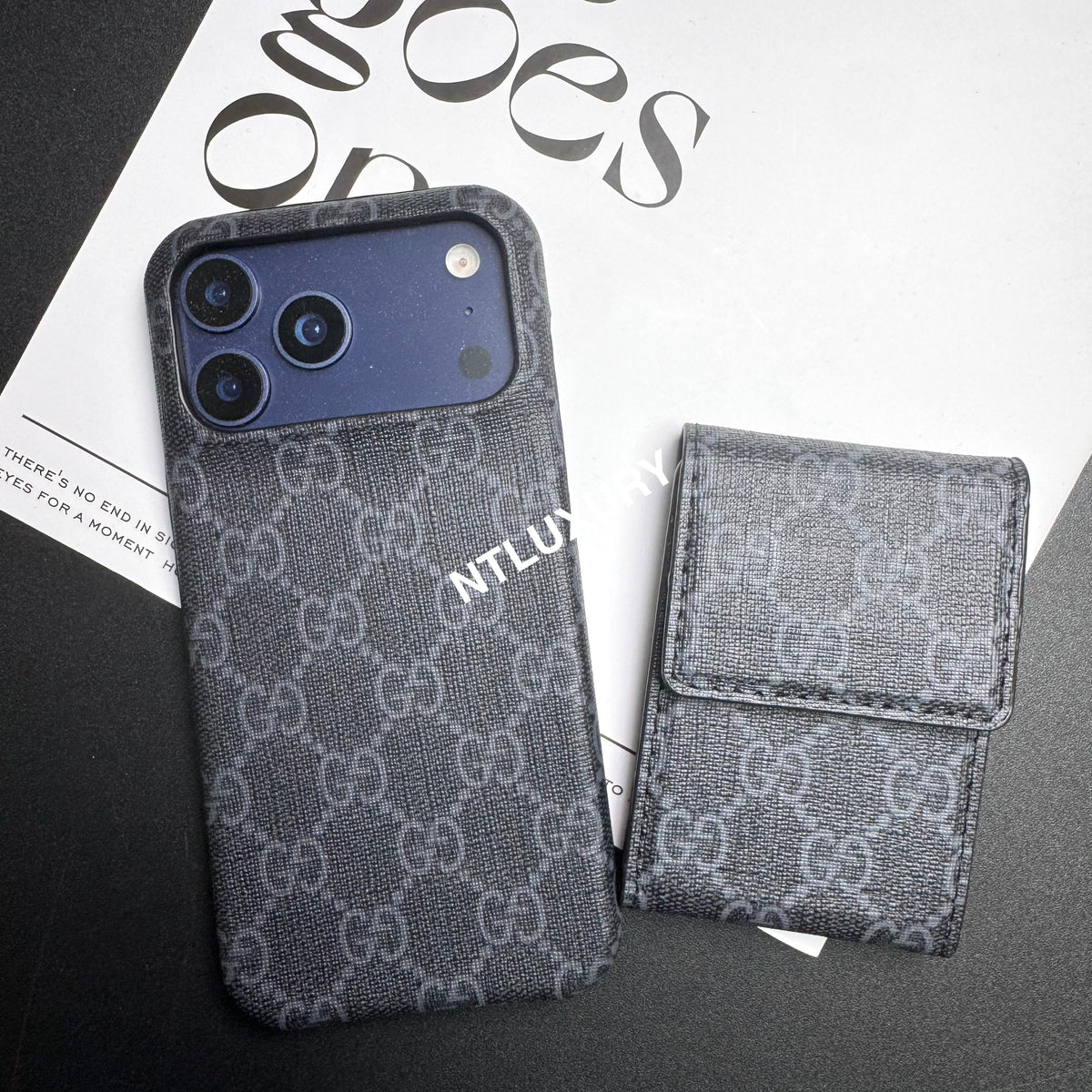 Vintage Floral Magsafe Phone Case With Magsafe Purse