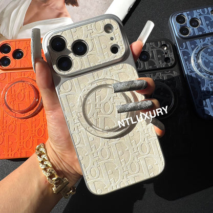 Coque de téléphone Orange Juice Denim Dove avec support Magsafe