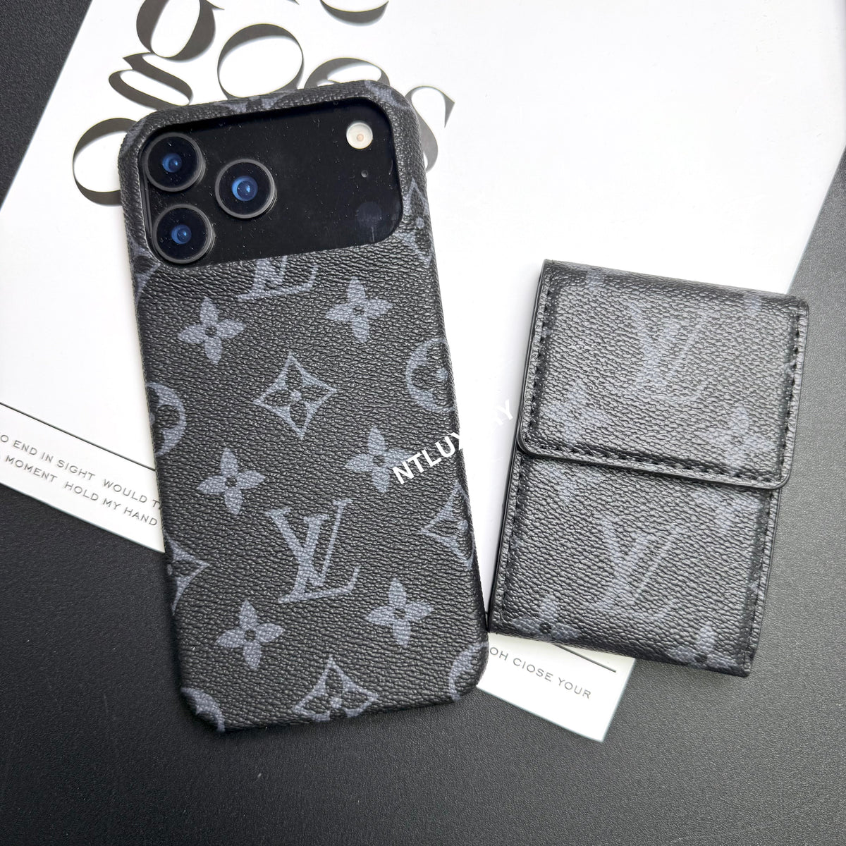 Vintage Floral Magsafe Phone Case With Magsafe Purse