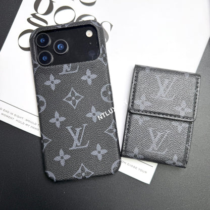 Capa de Telemóvel Vintage Floral com MagSafe e Carteira MagSafe