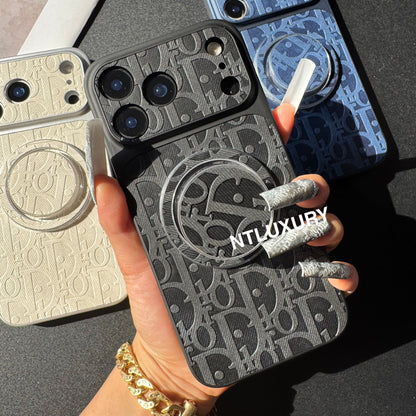 Coque de téléphone Orange Juice Denim Dove avec support Magsafe