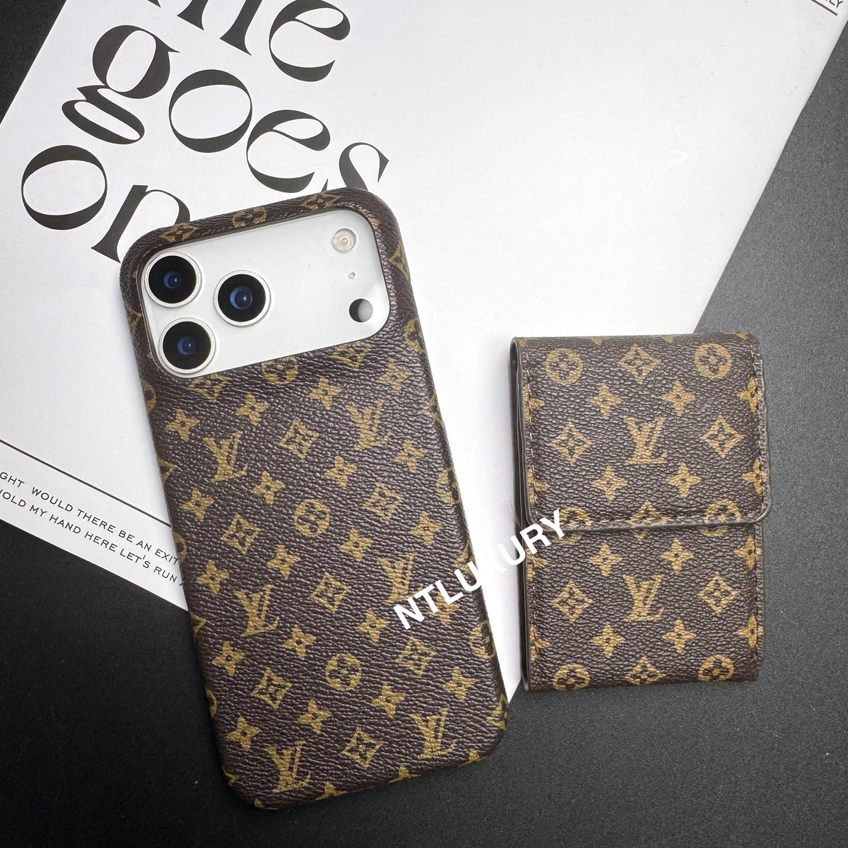 Vintage Floral Magsafe Phone Case With Magsafe Purse