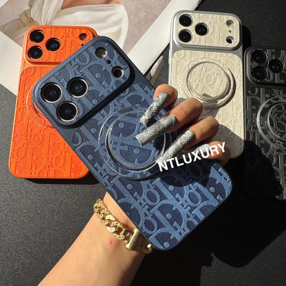 Coque de téléphone Orange Juice Denim Dove avec support Magsafe