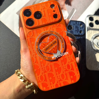 Coque de Téléphone en Jean Orange Juice Dove avec Nouveau Support Magsafe