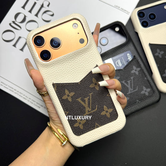 Chic Girl Floral Phone Case With Card Pocket