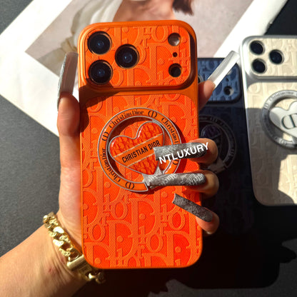 Coque de Téléphone en Jean Orange Juice Dove avec Nouveau Support Magsafe