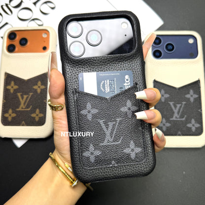 Chic Girl Floral Phone Case With Card Pocket
