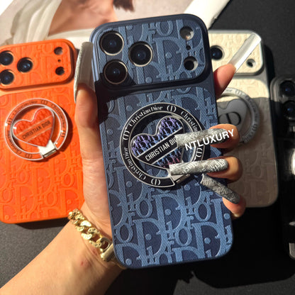 Coque de Téléphone en Jean Orange Juice Dove avec Nouveau Support Magsafe