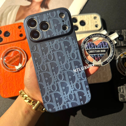 Coque de Téléphone en Jean Orange Juice Dove avec Nouveau Support Magsafe