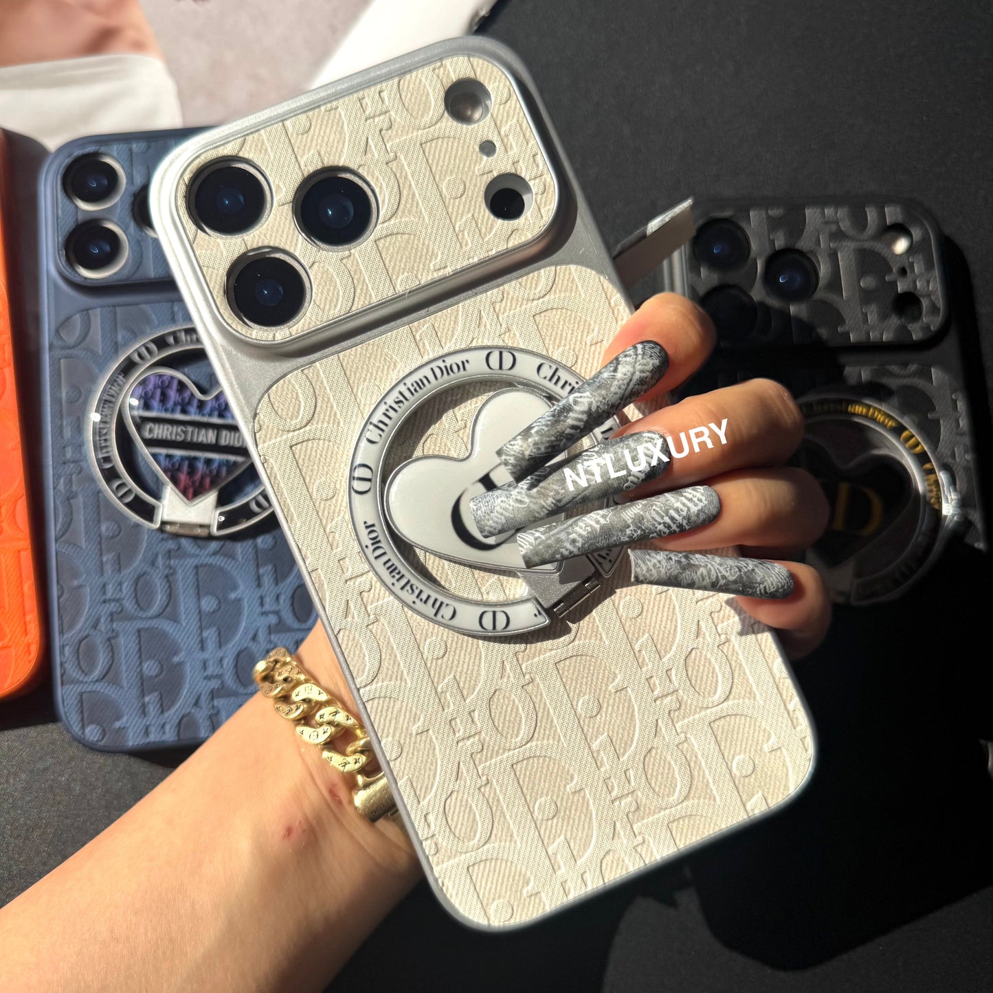 Orange Juice Denim Dove Handyhülle mit neuem MagSafe Halter