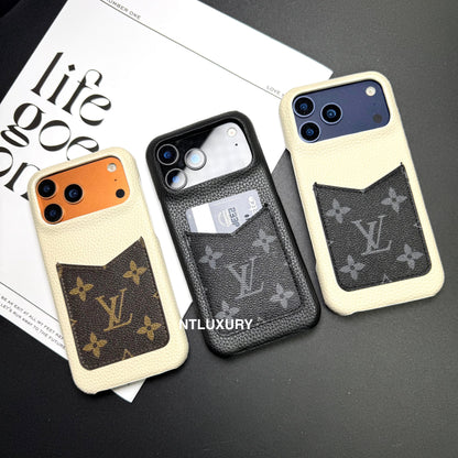 Chic Girl Floral Phone Case With Card Pocket