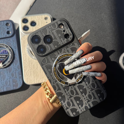 Coque de Téléphone en Jean Orange Juice Dove avec Nouveau Support Magsafe