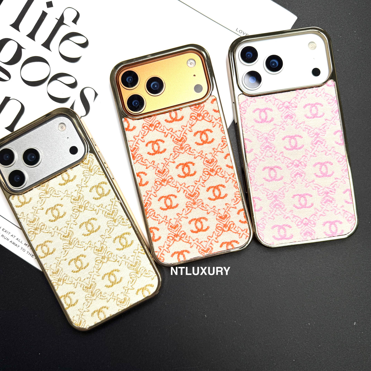Embroidery Golden Life Phone Case