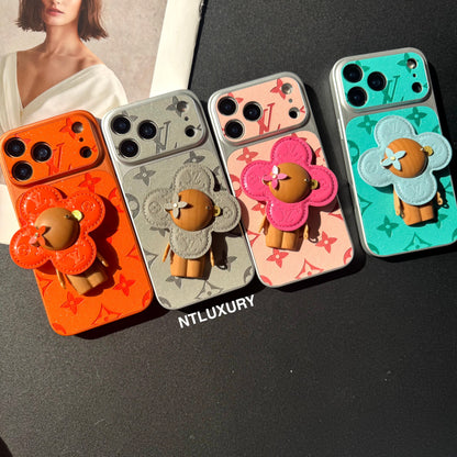 Jus d'orange Paillettes Amour avec support Magsafe (Poupée en bois)