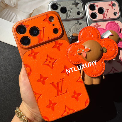 Jus d'orange Paillettes Amour avec support Magsafe (Poupée en bois)