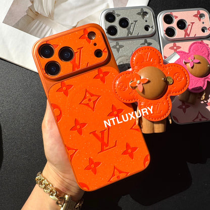Jus d'orange Paillettes Amour avec support Magsafe (Poupée en bois)