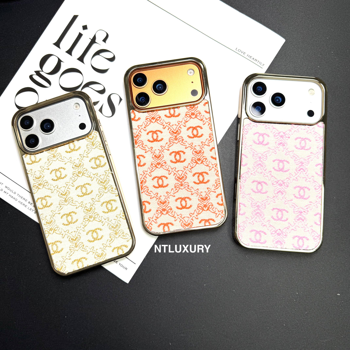 Embroidery Golden Life Phone Case