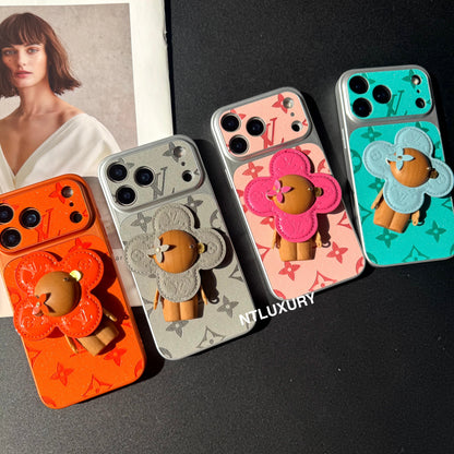 Jus d'orange Paillettes Amour avec support Magsafe (Poupée en bois)