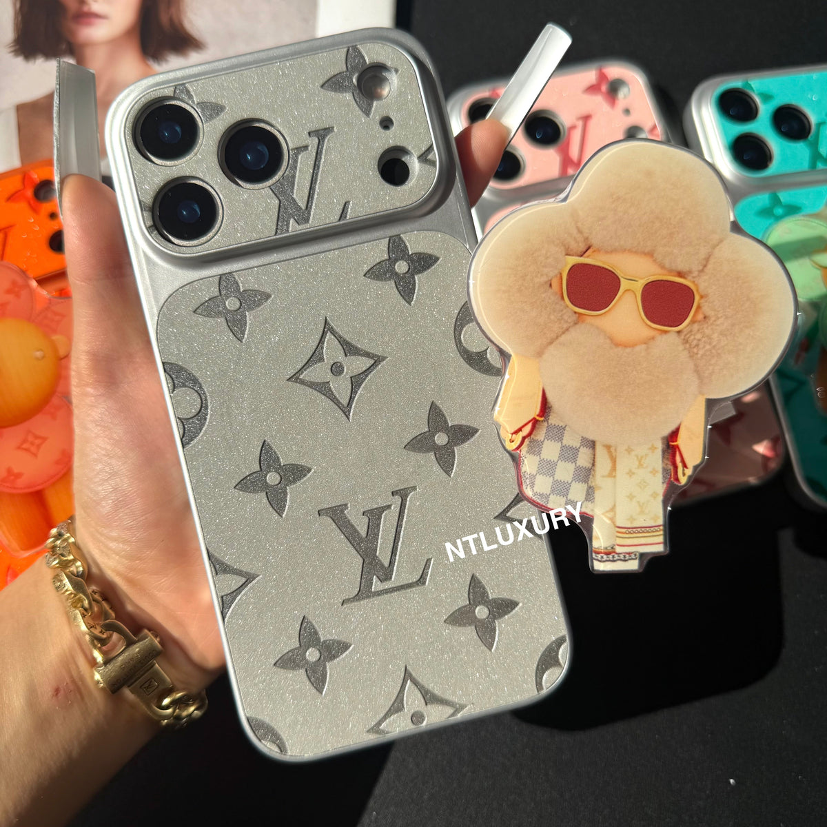 Orange Juice Glitter Love with Magsafe Holder (Doll)