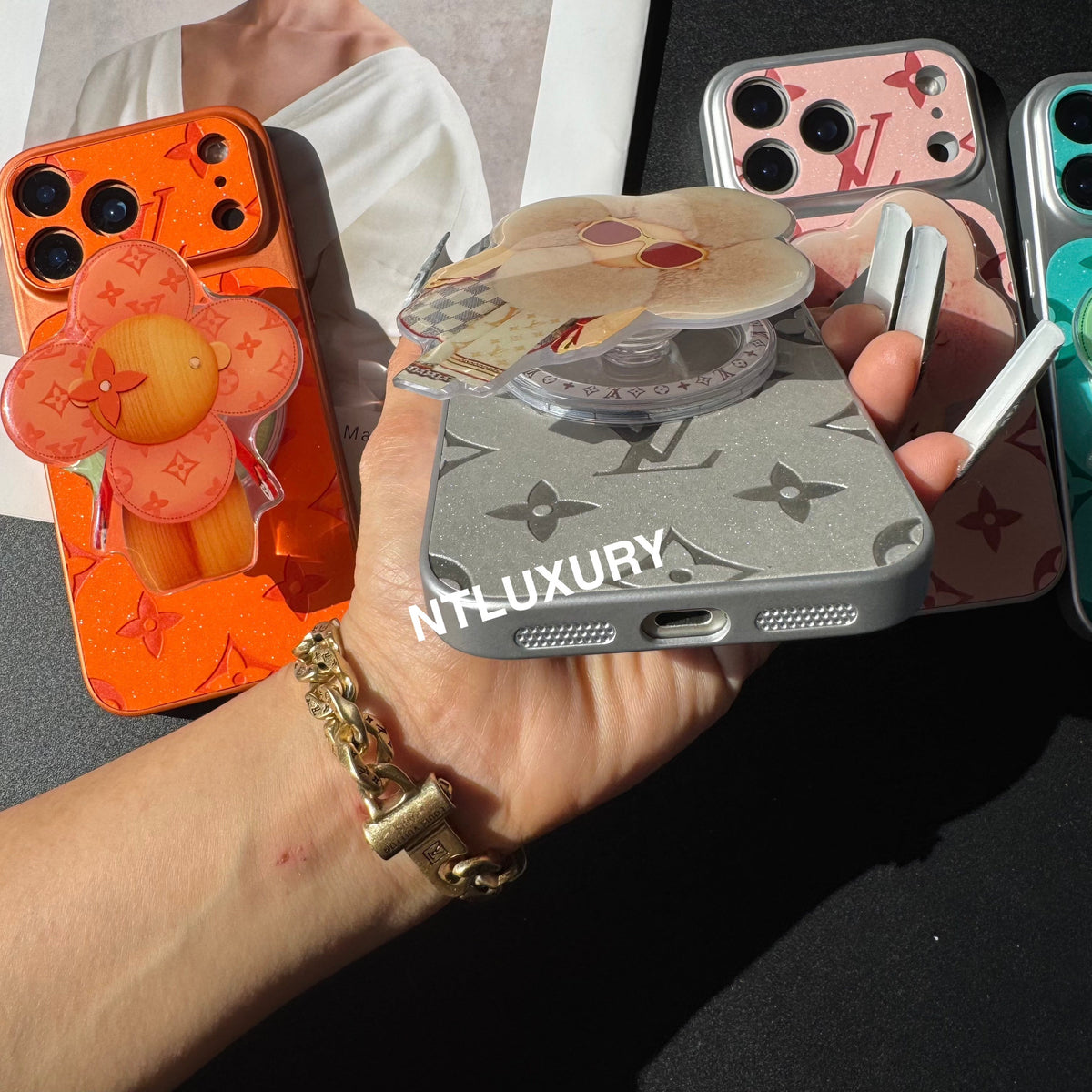 Orange Juice Glitter Love with Magsafe Holder (Doll)