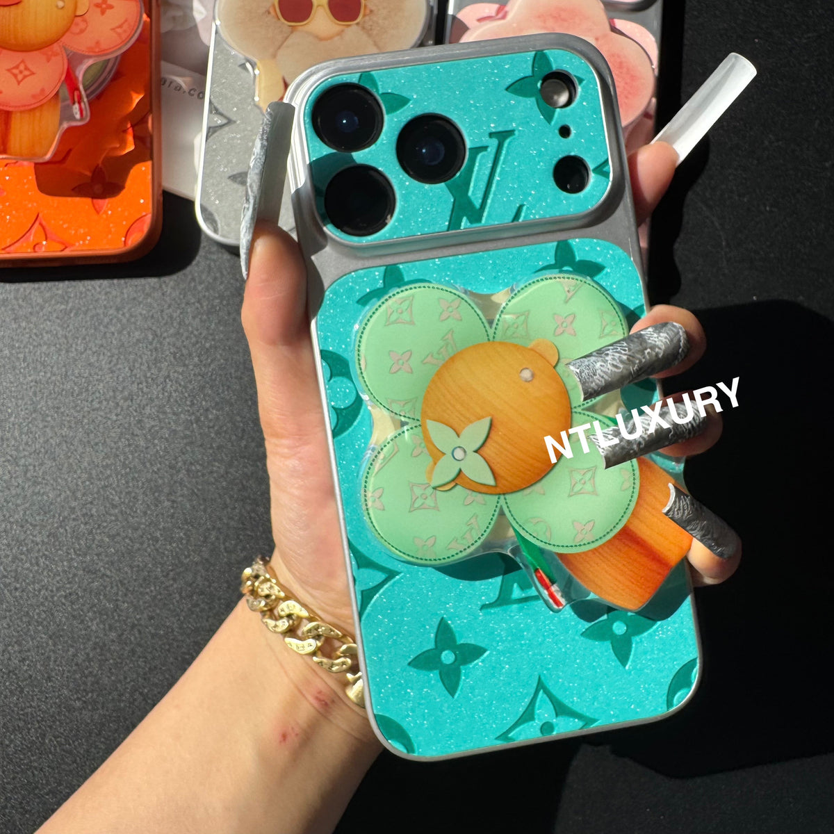 Orange Juice Glitter Love with Magsafe Holder (Doll)