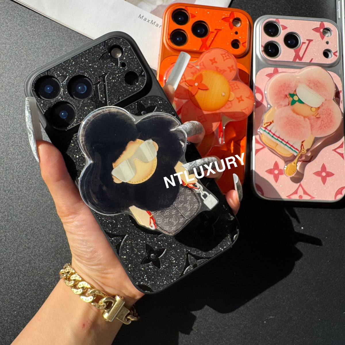Orange Juice Glitter Love with Magsafe Holder (Doll)