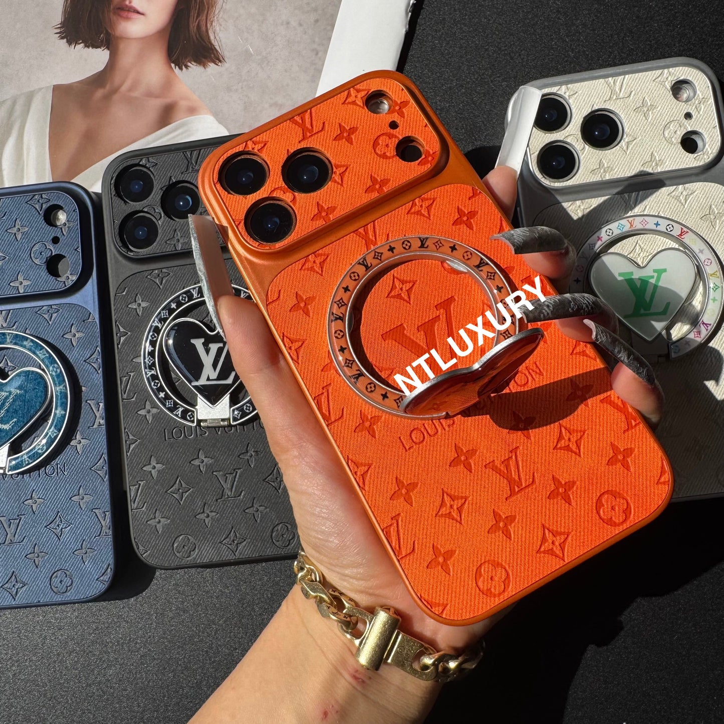 Orange Juice Denim Love Handyhülle mit neuem Magsafe Halter