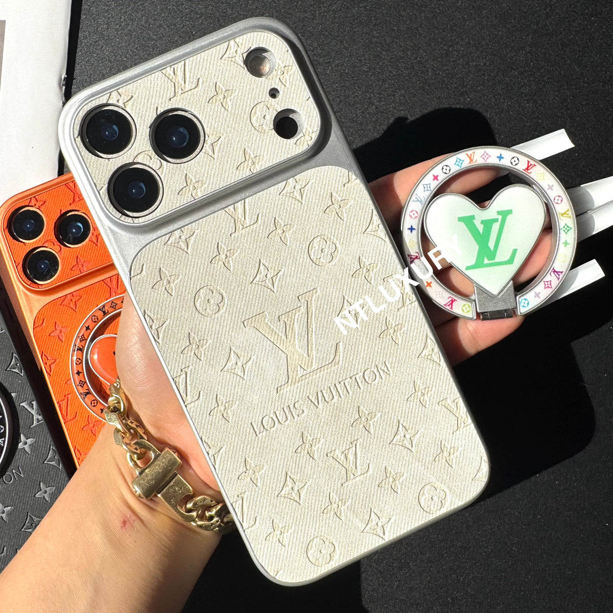 Orange Juice Denim Love Handyhülle mit neuem Magsafe Halter