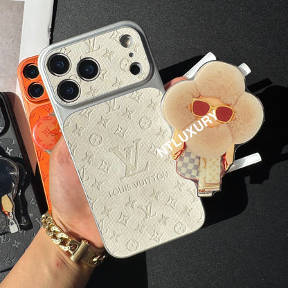 Coque de téléphone en jean Orange Juice avec support Magsafe (Poupée)