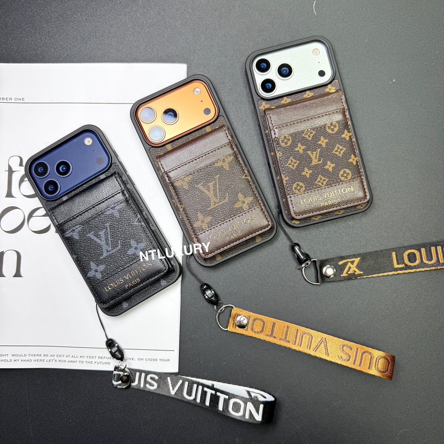 Traditional Love Phone Case with Mirror Back-Purse